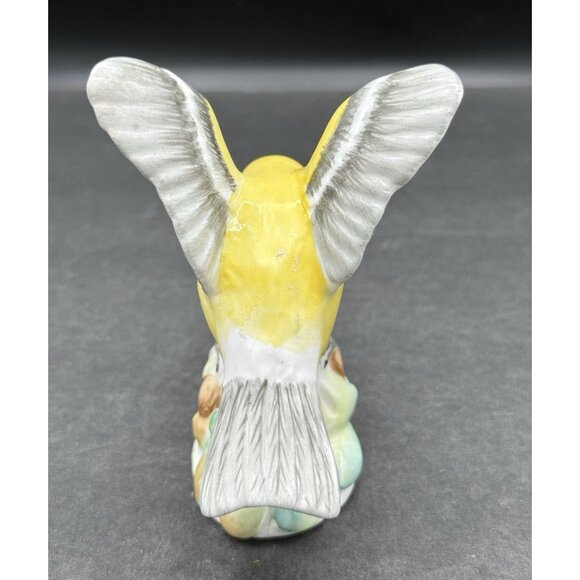 Vintage Crown Staffordshire American Goldfinch, Barbara Linley Adams, Signed - Picture 2 of 7